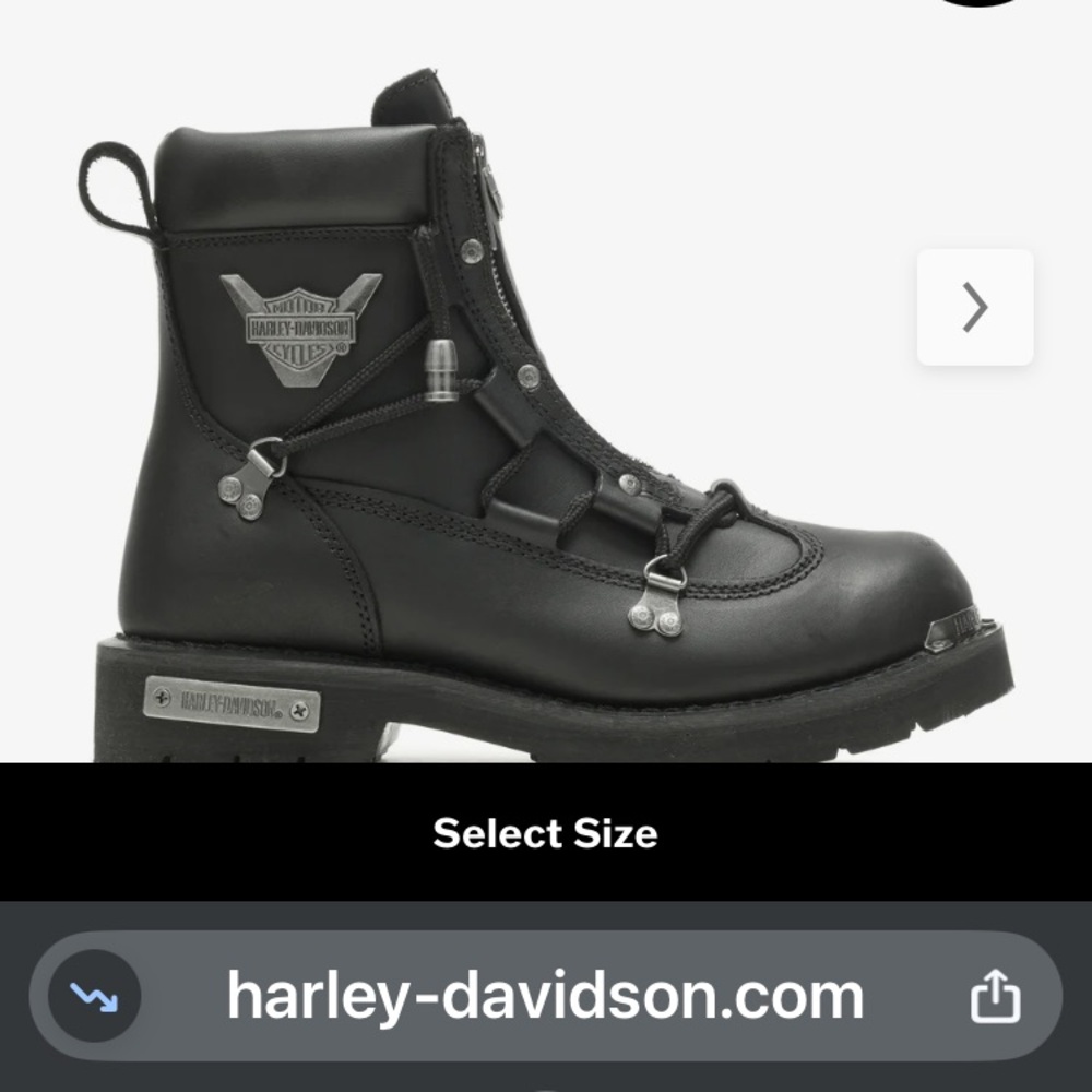 Harley-Davidson Black Motorcycle Boots - Women’s size 8